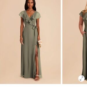 Birdy Grey Jackson Chiffon Dress Thyme